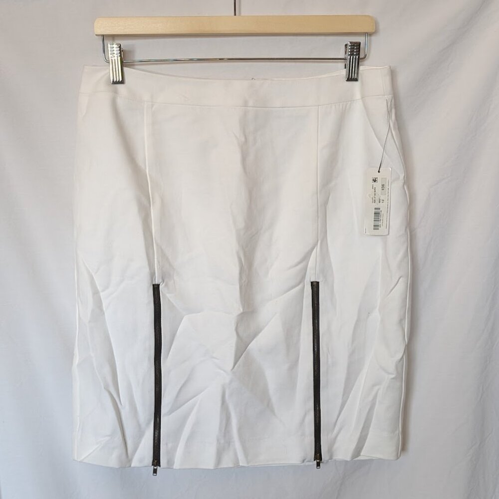 Worthington White Pencil Skirt – Size 12 – NWT with Flaws – 20”